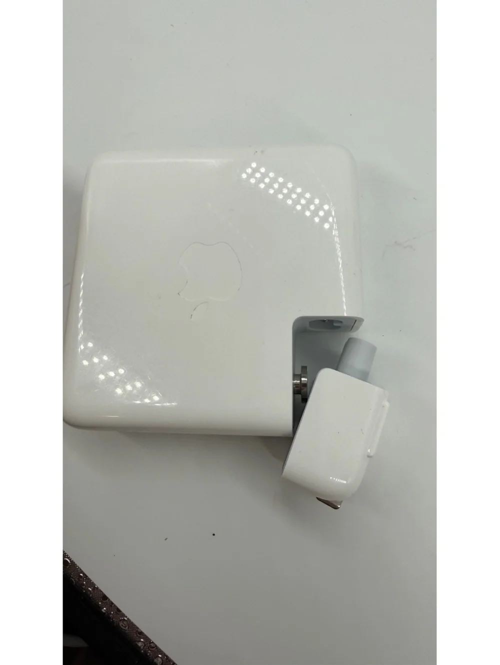 Genuine Apple Duckhead AC Wall Plug Adapter A1555 White OEM